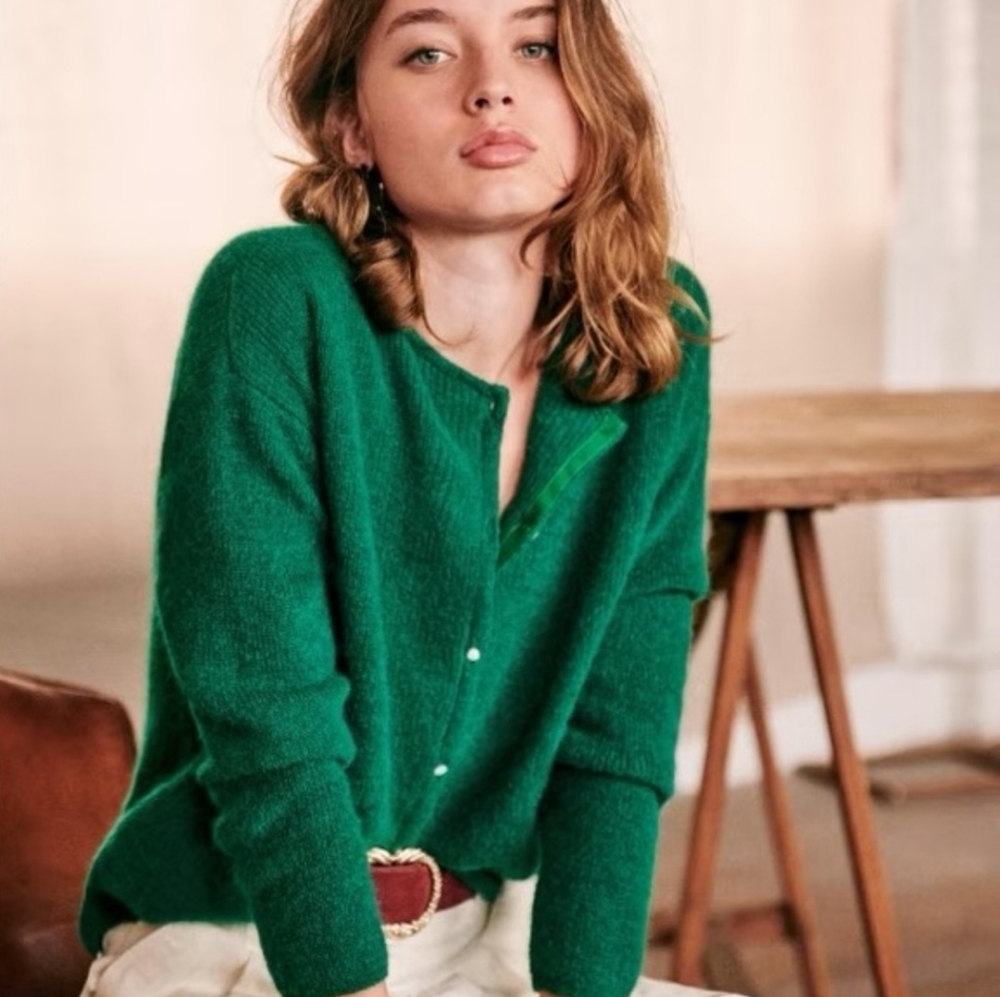 NWT Sezane XS Gaspard in Mint Green
